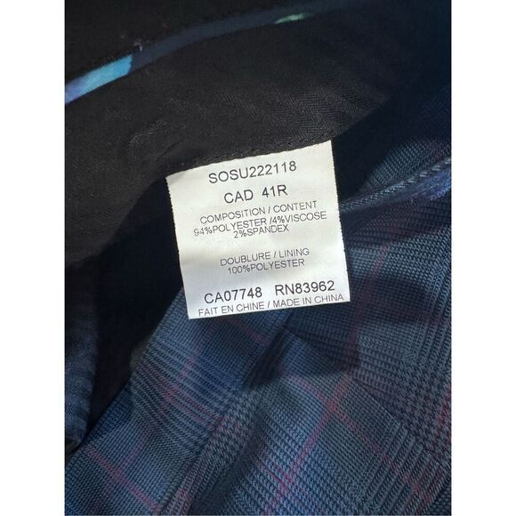 Soul of London plaid pants size 41r - Picture 6 of 6